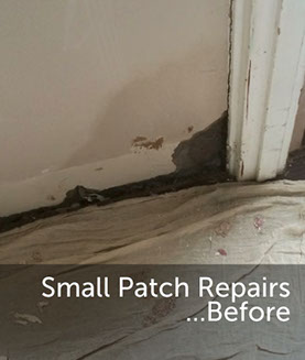 small patch repairs plastering in ashford kent